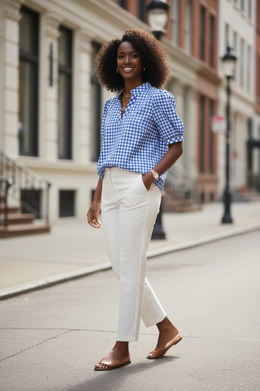 Tricia_Gingham_Checkered_Puff_Sleeve_Top_Mary_Square_71923_3