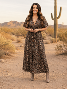 V_Neck_Dolman_Design_Animal_Printed_Maxi_Dress_Vine_&_Love_VD82370A_Brown_S_1