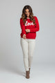 Valentine Love Chenille Letter Graphic Sweater