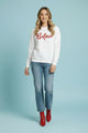 White Believe Sweatshirt