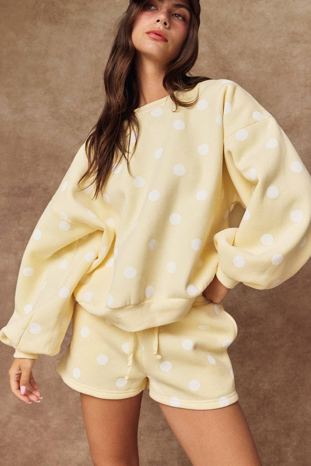 Polka Dot Fleece Set