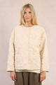 Quilted Jacket with Heart Pattern