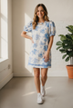 Ruffles Short Sleeve Trim Dress