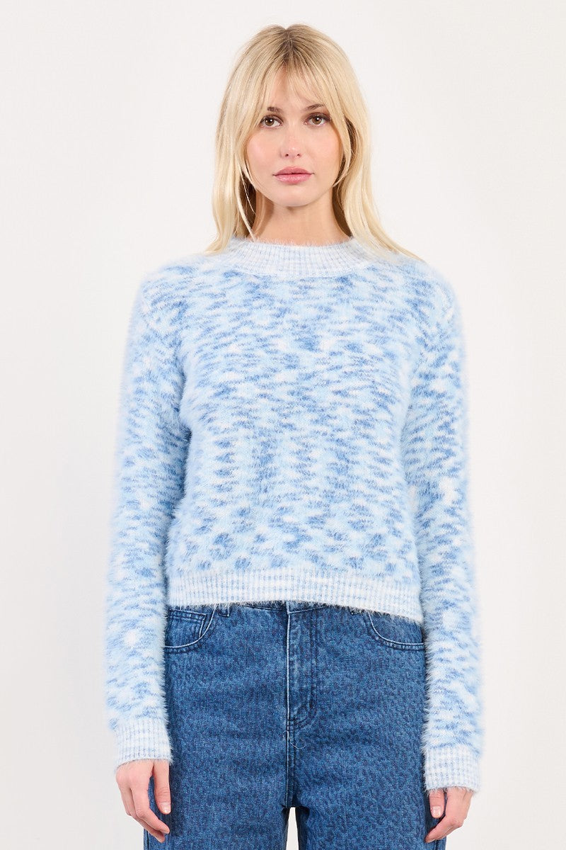 Tie-dye Fluffy Sweater