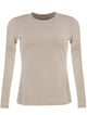 Noelie- Scoop Neck Long Sleeve Knit Top