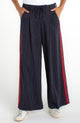 Wide Leg Pleated Trouser with Side Stripe - 30" ins
