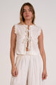 Sleeveless Flyaway Top