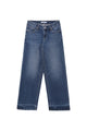 Low Rise Wide Leg Ankle Jeans