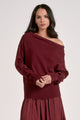 Off Shoulder Sweater