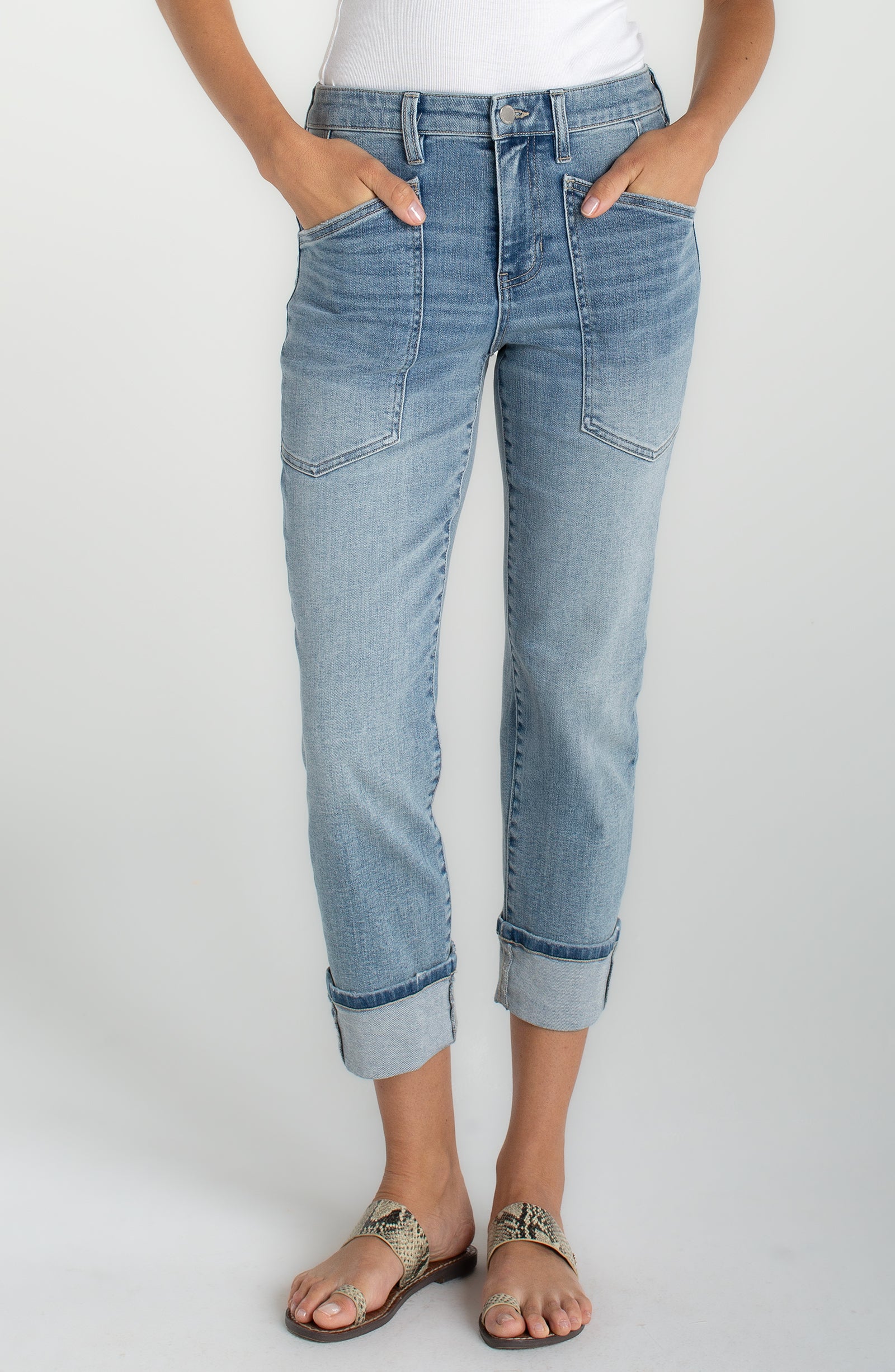 Marley Cropped Girlfriend Cuffed 28'/25"