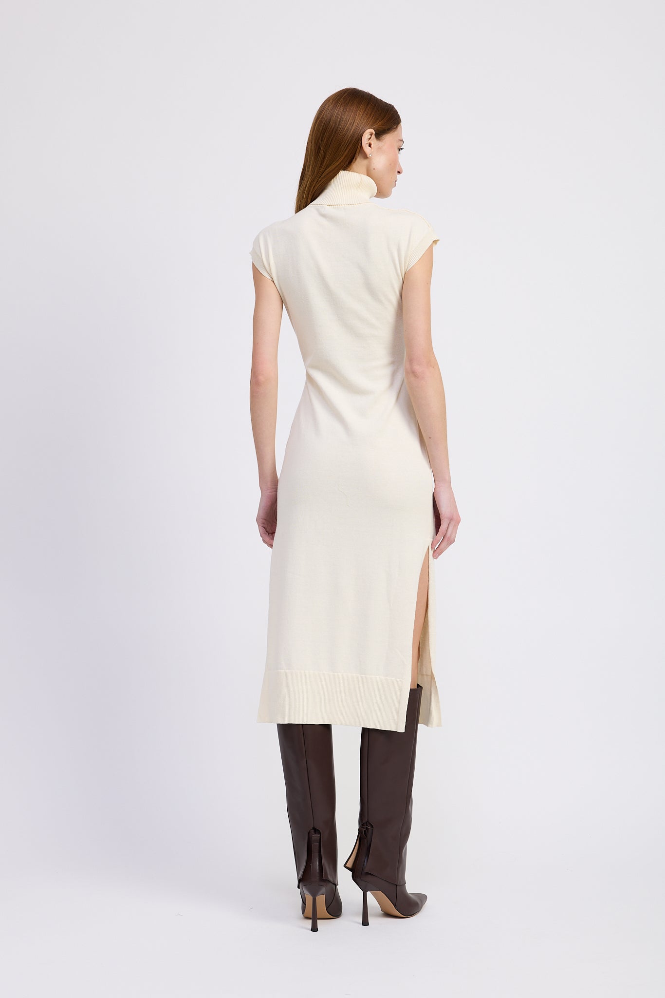 Bernadette Midi Dress Ivory / M