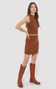 On A Stroll Knit Mini Skirt