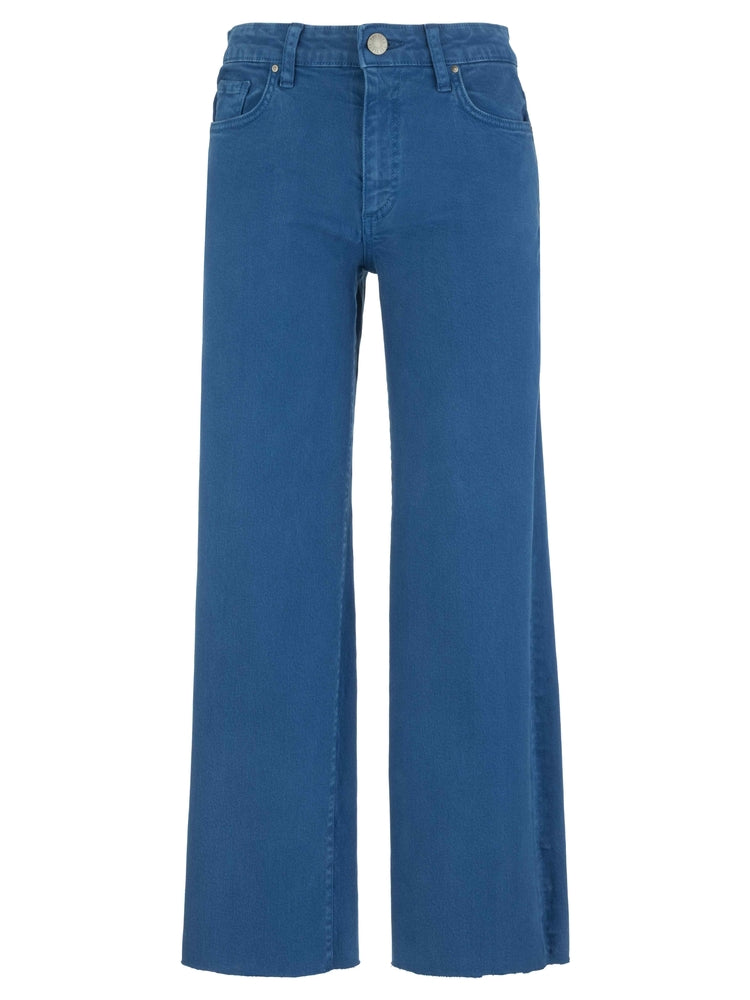 Charlotte High Rise Wide Leg With Raw Hem